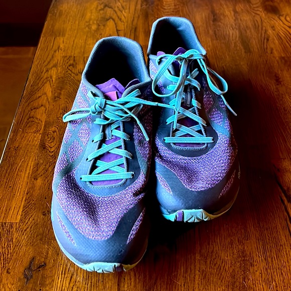 MERRELL Women’s Bare Access Flex Shield Trail Runner size 10 in Purple - Picture 2 of 5